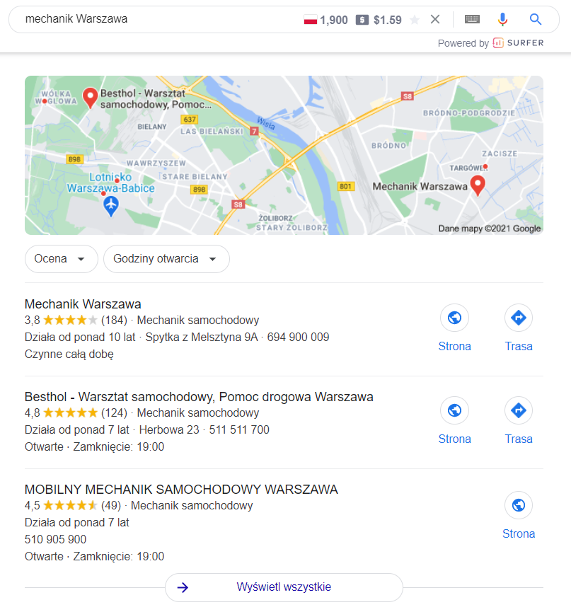 Pozycjonowanie lokalne vs ogólnopolskie