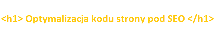 Optymalizacja kodu strony pod SEO
