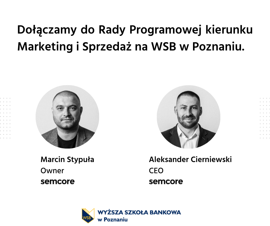 Dołączamy do Rady Programowej na WSB w Poznaniu