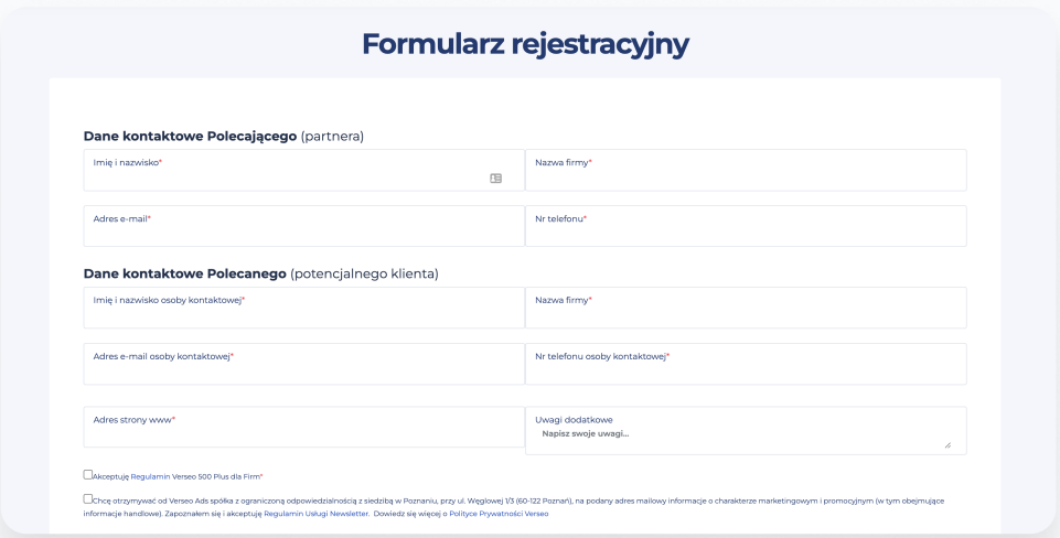 Audyt wybranej domeny: verseo.pl