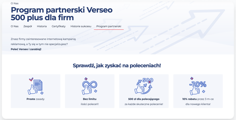 Audyt wybranej domeny: verseo.pl