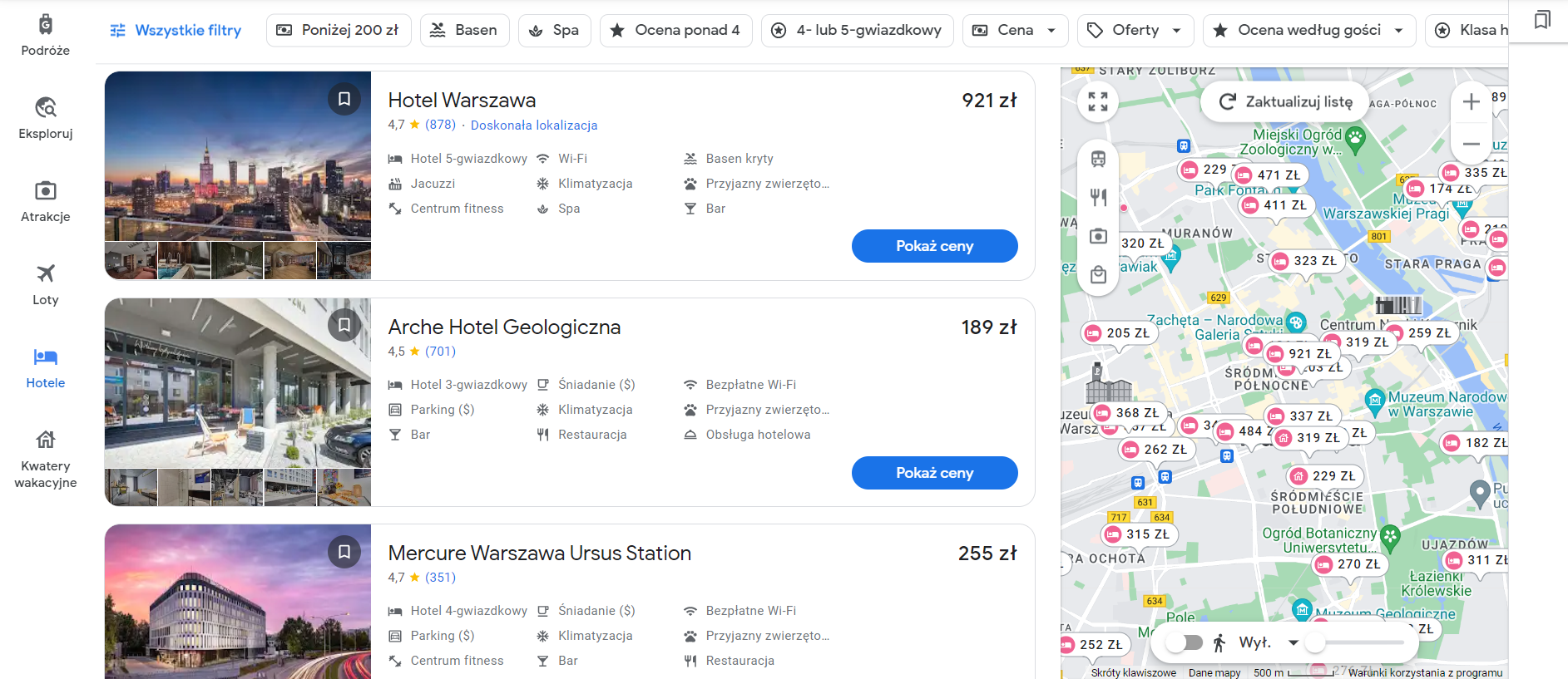 Pozycjonowanie hotelu