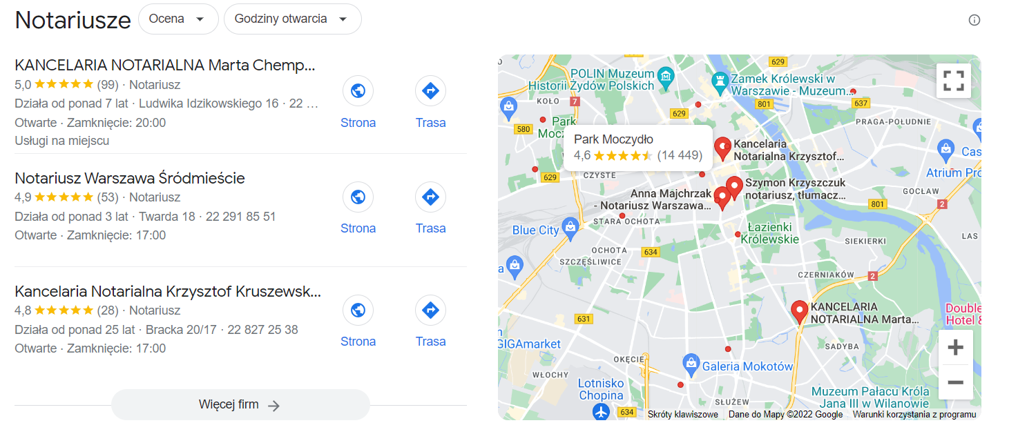 pozycjonowanie notariusza