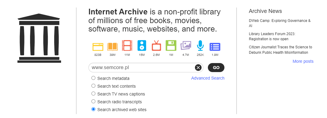 Jak sprawdzić historię strony internetowej?