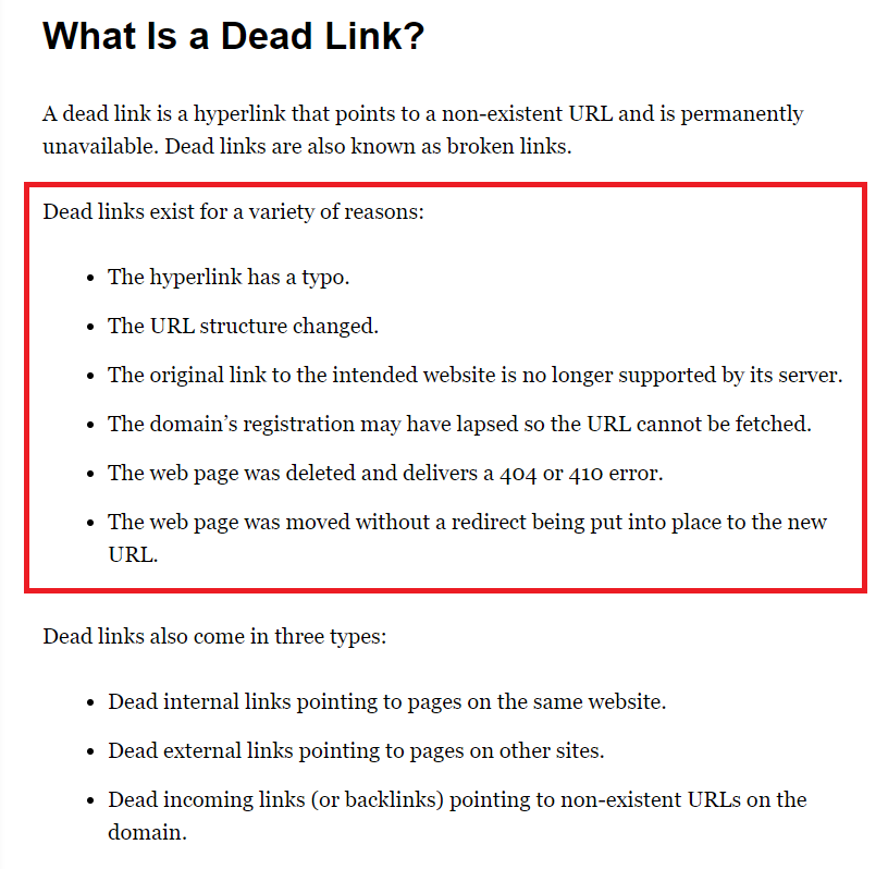 Dead link – czym jest i jakie ma znaczenie w SEO?