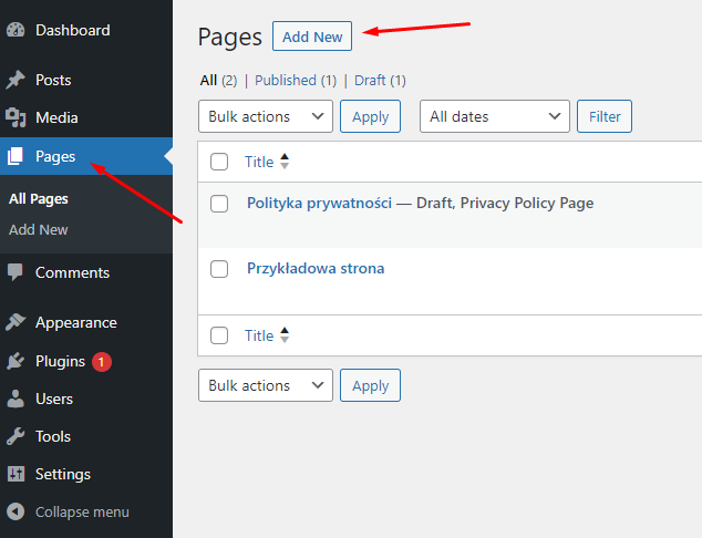Jak stworzyć stronę główną w WordPress?