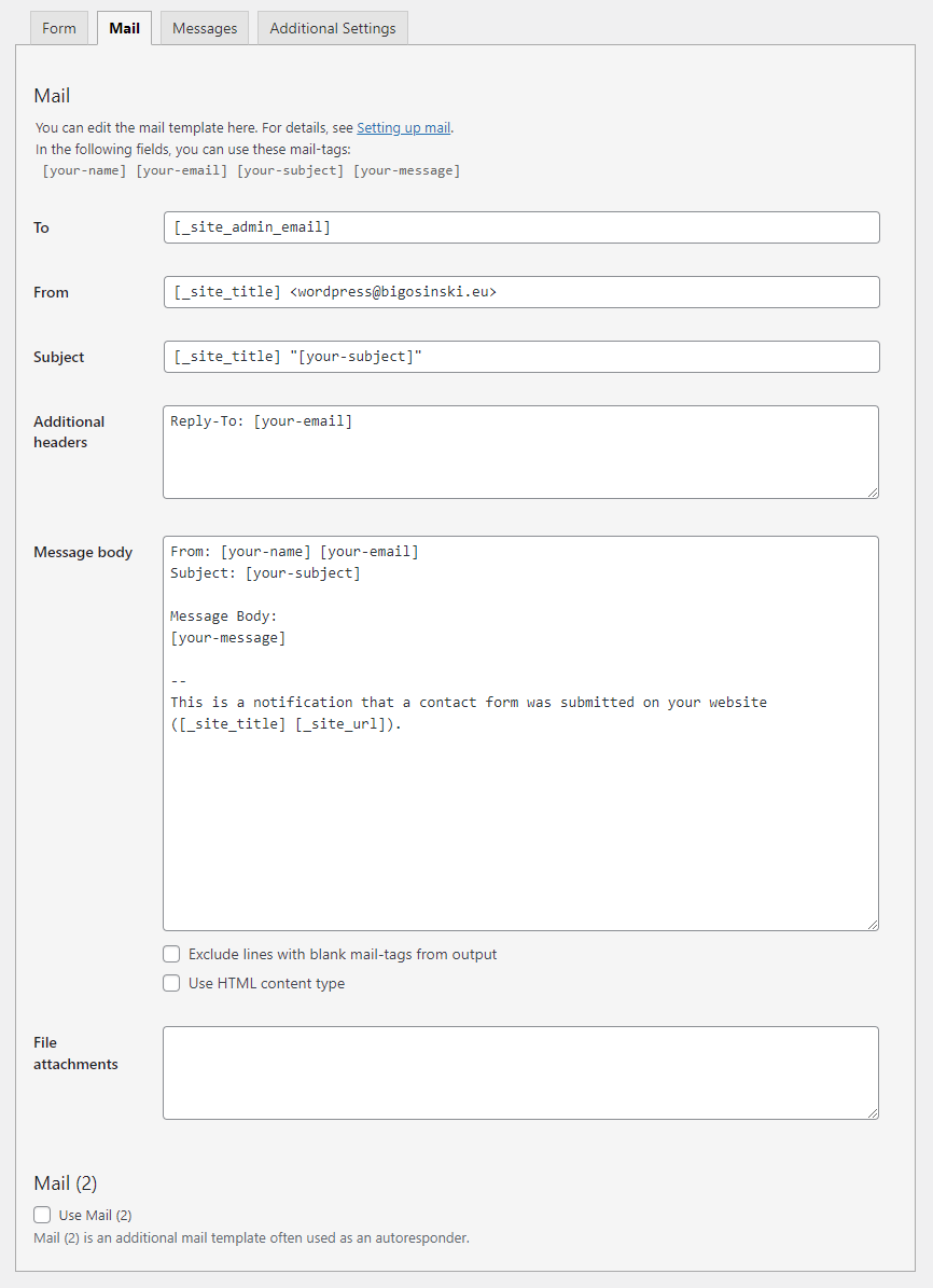 Jak zrobić formularz kontaktowy w WordPress?