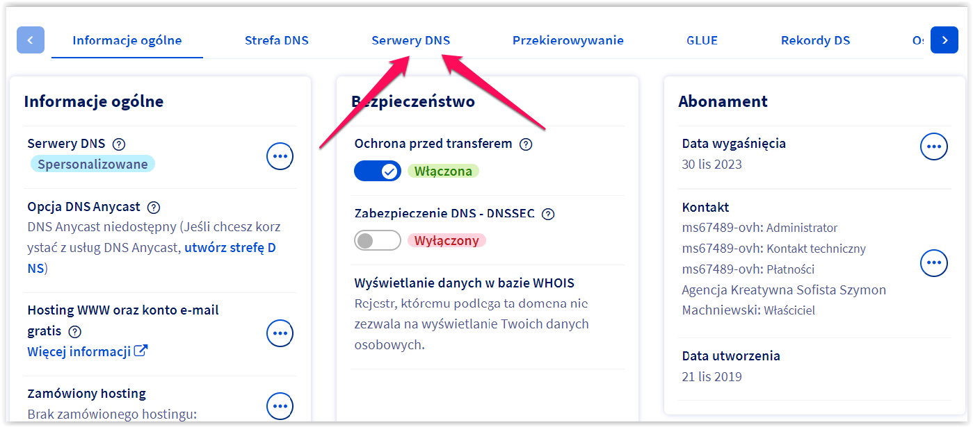 Jak przeprowadzić konfigurację DNS strony?