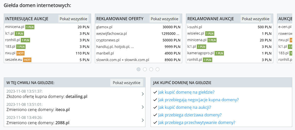Czym jest giełda domen i do czego służy?