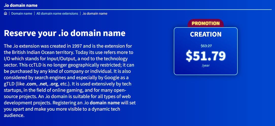 Czy domena typu .io ma wpływ na SEO?