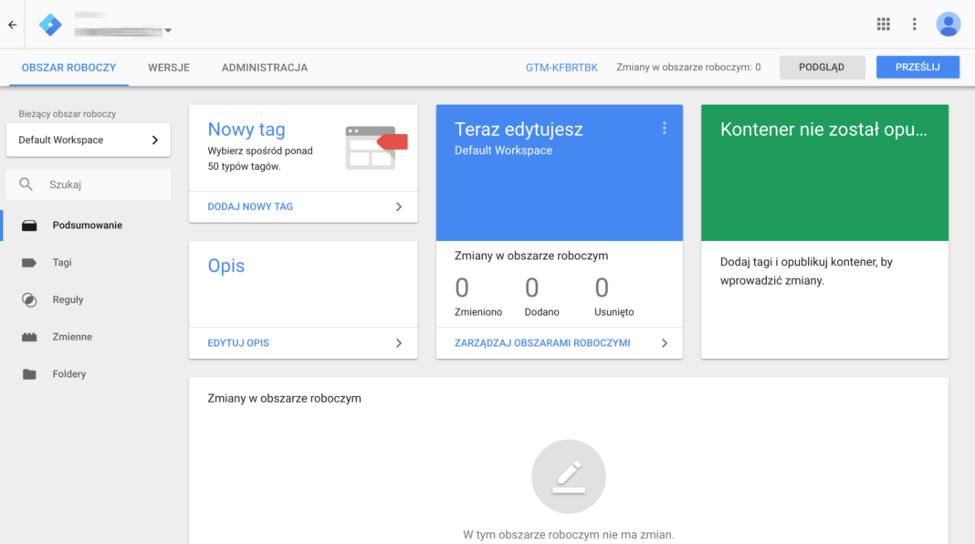 Konfiguracja Google Tag Manager na WordPress