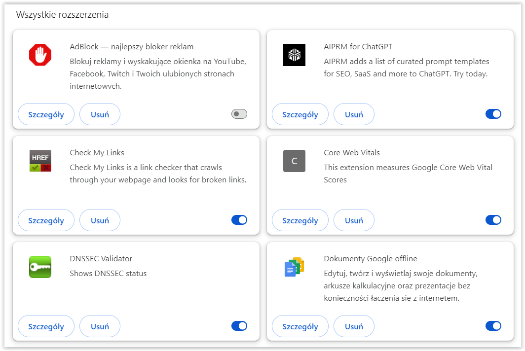 Rozszerzenia do Chrome, które zwiększą produktywność