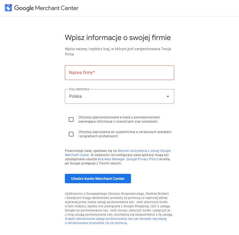 Google Merchant Center – poradnik reklamowy