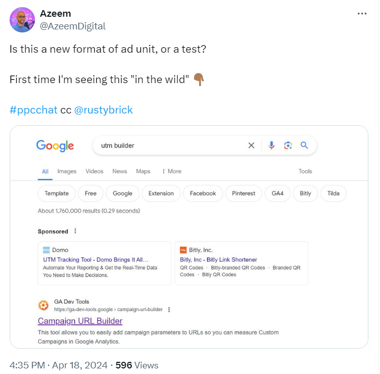 Poziome Adsy, faworyzacja Reddita i ekologia w Google