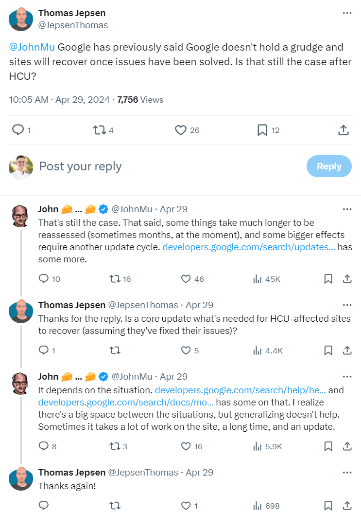 Jak naprawić witrynę po Core March Update 2024? John Mueller doradza!