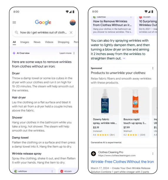 Wyszukiwarki a AI, płatne reklamy w SGE, Google o AI w Search Console