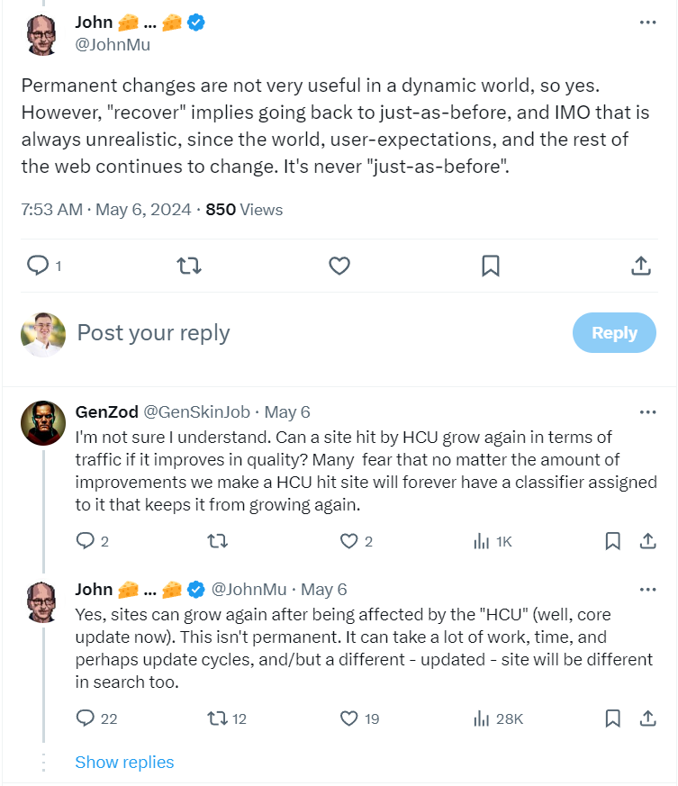 Jak naprawić witrynę po Core March Update 2024? John Mueller doradza!