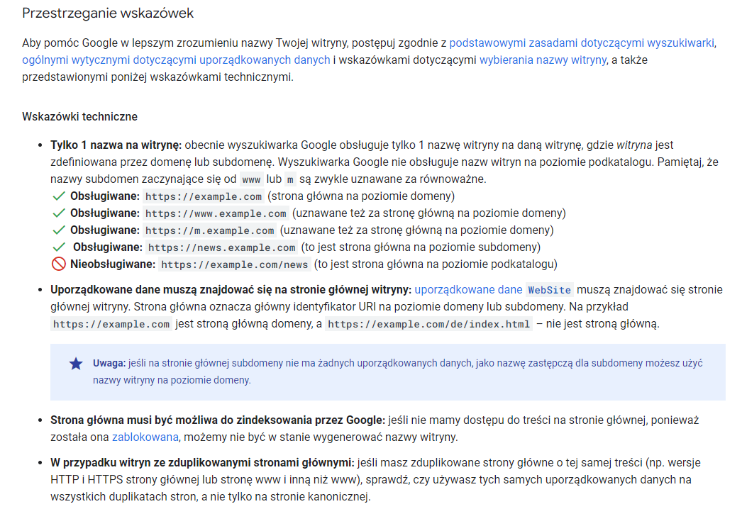 Naprawione nazwy witryn, SEO na desktopach, backlinki i CTR oraz HCU