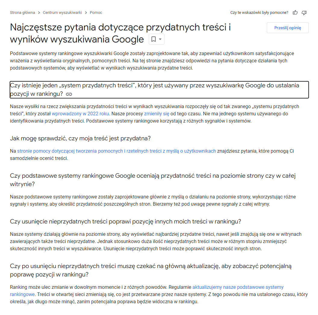 Czy 10 niskiej jakości podstron może wpłynąć na pozycje całej strony?