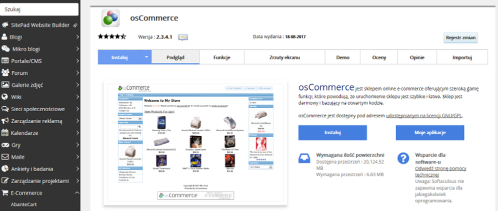 Czym jest osCommerce? Pozycjonowanie sklepu osCommerce