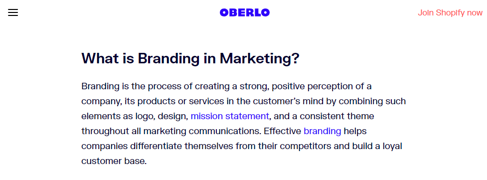 Branding