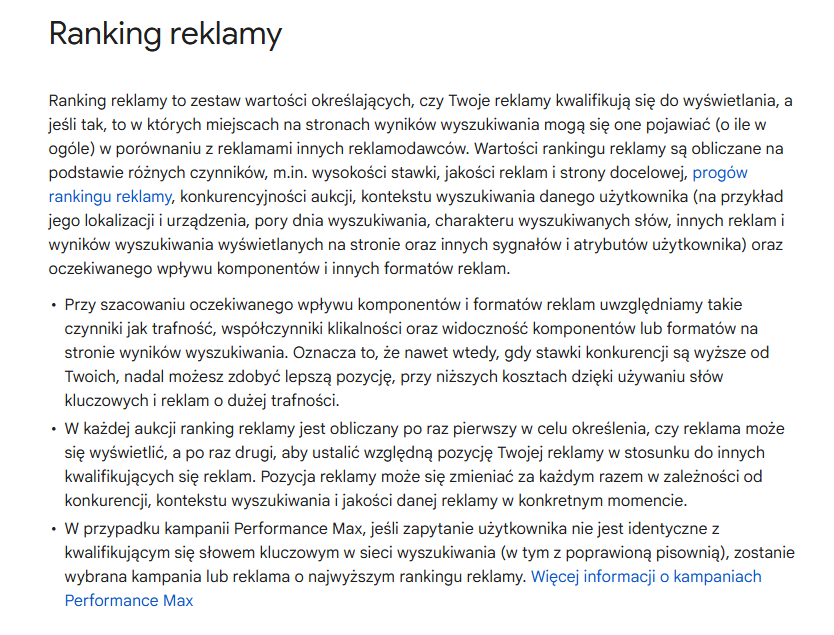 Ranking reklamy