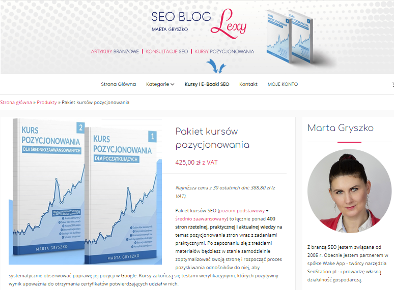 kurs seo lexy