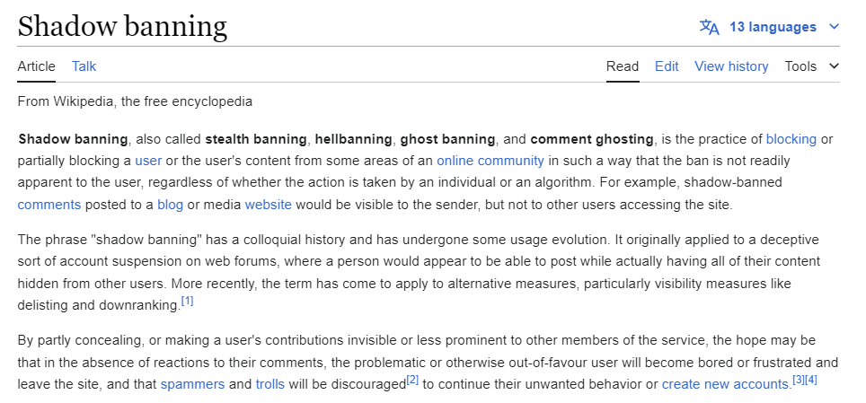 Shadowban – co to jest i jak go unikać na platformach społecznościowych