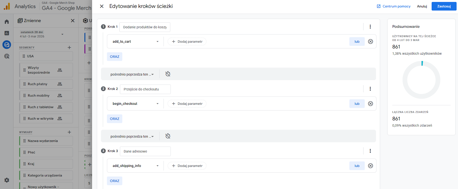Eksploracja ścieżki w Google Analytics 4 – co robią użytkownicy na Twojej stronie?